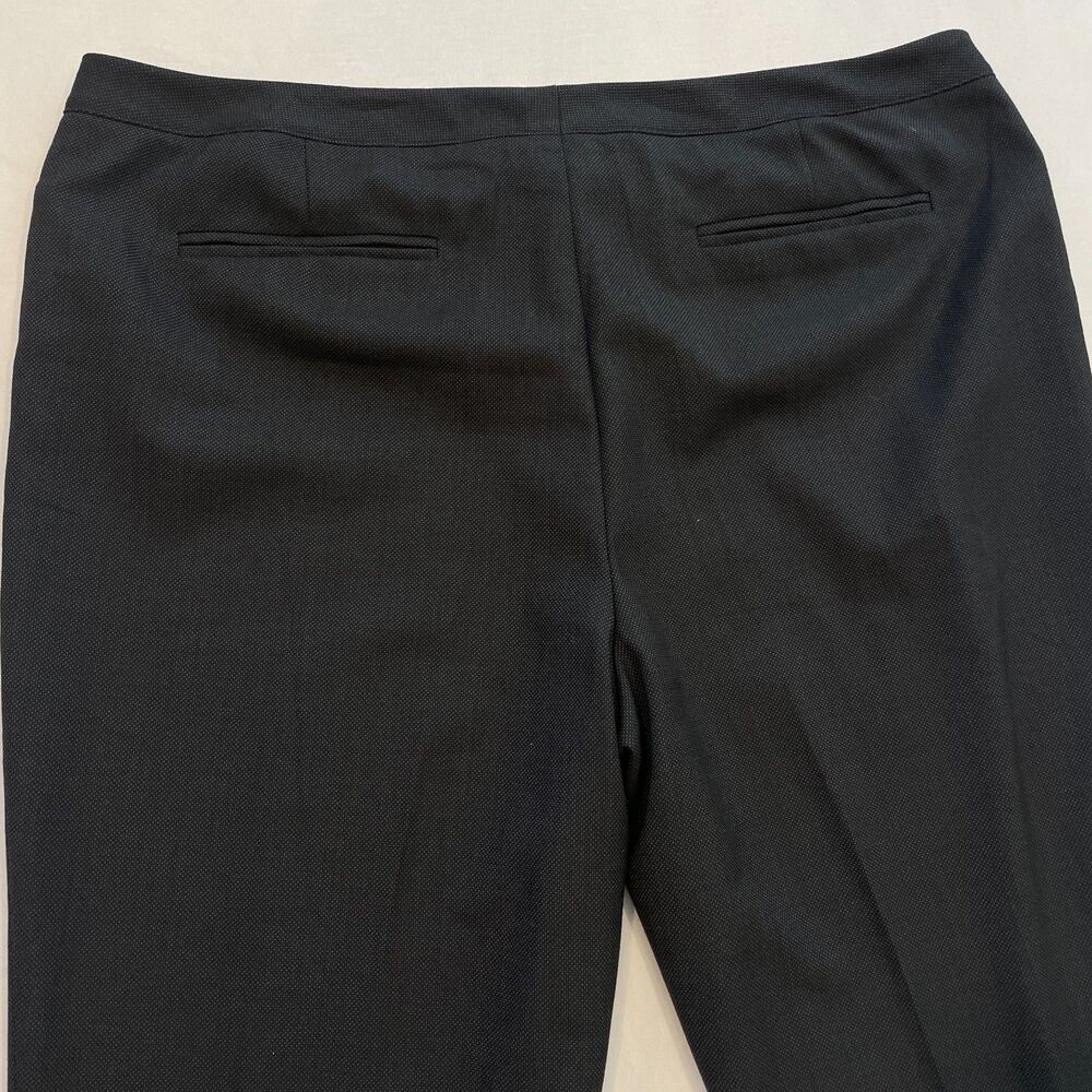 ~ Halogen 16p Quinn Fit Black Slacks Pants Trousers 16 Petite 10"rise, 31"inseam - Picture 8 of 10